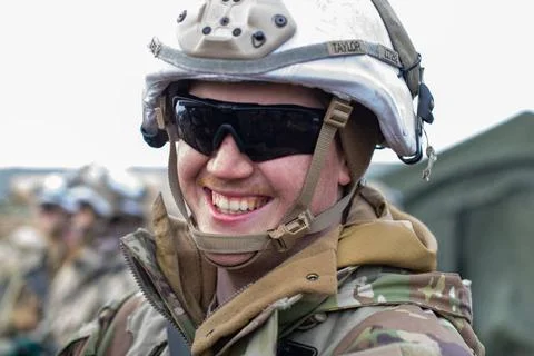 RECORD DATE NOT STATED  U.S. Army Spc. Logan Taylor, a paratrooper assigne... Foto stock
