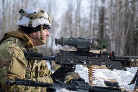RECORD DATE NOT STATED  U.S. Army Spc. Joshua Clark, a paratrooper assigne... Foto stock