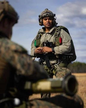 RECORD DATE NOT STATED  U.S. Marine Corps Staff Sgt. Kurtis Campbell, a Ma... Foto stock