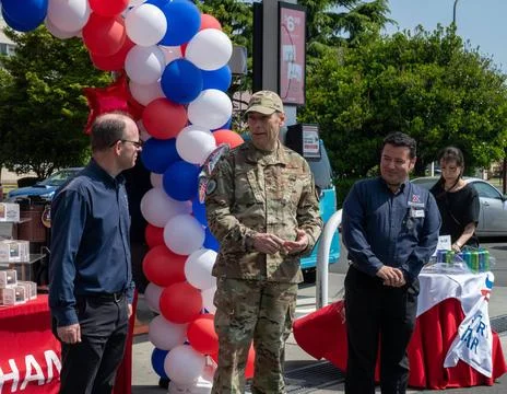 RECORD DATE NOT STATED  U.S. Air Force Col. Andrew Roddan, 374th Airlift W... 库存照片