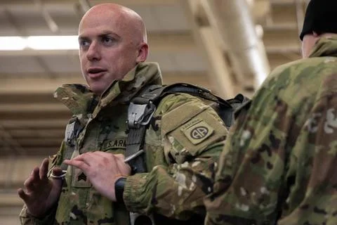 RECORD DATE NOT STATED  U.S. Army Sgt. Cody Widener, a Paratrooper assigne... Foto stock
