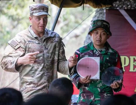 RECORD DATE NOT STATED  U.S. Army 1st Lt. Michael ODonnell assigned to 2n.. 스톡 사진