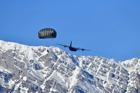 RECORD DATE NOT STATED  A U.S. Army paratrooper assigned to the Brigade Su... Foto stock