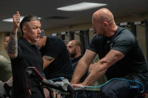 RECORD DATE NOT STATED  U.S. Air Force Human Performance Optimization team... Stock Photos