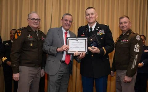 RECORD DATE NOT STATED  U.S. Army Lt. Col. (P) Christopher Stucky was pres... Stock Photos