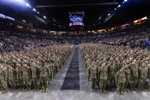 RECORD DATE NOT STATED  U.S. Army Soldiers of the 44th Infantry Brigade Co... 库存照片