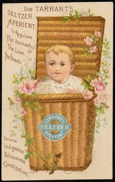RECORD DATE NOT STATED Use Tarrant s Seltzer Aperient. To regulate the sto... Stock Photos