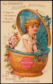 RECORD DATE NOT STATED Use Tarrant s Seltzer Aperient. To regulate the sto... Stock Photos