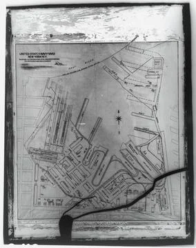 RECORD DATE NOT STATED  Used Yard Development. Glass Plate Negatives of th... Stock Photos