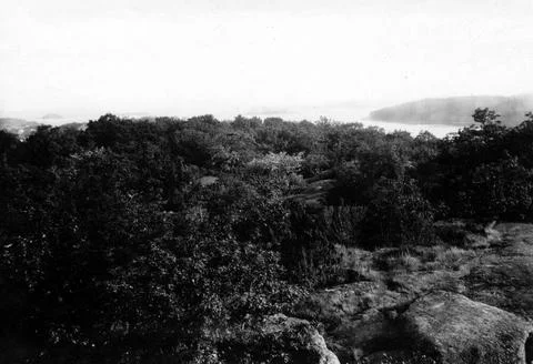 RECORD DATE NOT STATED Utsikt View of the parish park in Karlskrona. Copyr... 스톡 사진