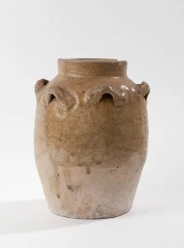 RECORD DATE NOT STATED  Vase. Terre Civa. Vietnam. Paris, Muse Cernuschi. ... Stock Photos