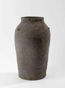 RECORD DATE NOT STATED  Vase. Terre Civa. Vietnam. Paris, Muse Cernuschi. ... Stock Photos