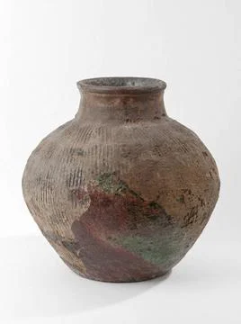RECORD DATE NOT STATED  Vase. Terre Civa. Vietnam. Paris, Muse Cernuschi. ... Stock-Fotos