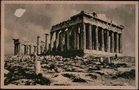 RECORD DATE NOT STATED Veduta generale del Partenone (Atene) - Vue gÃ nÃ r. Stock Photos