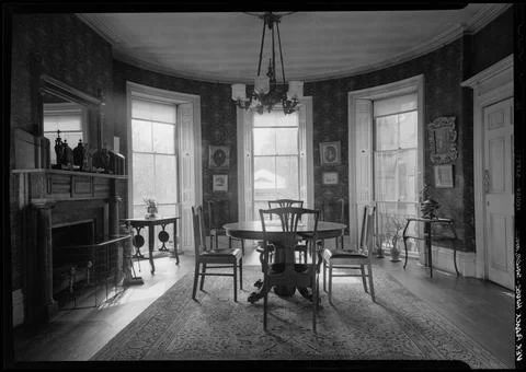 RECORD DATE NOT STATED Ver Planck House, interior, dining room , Architect... Stock Photos