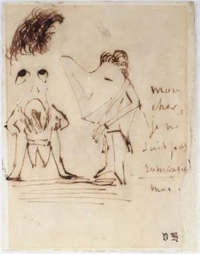 RECORD DATE NOT STATED  Victor Hugo (1802-1885). Between classics . Paris,... Stock Photos