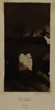 RECORD DATE NOT STATED  Victor Hugo (1802-1885). A grave . Paris, house of... Stock-Fotos