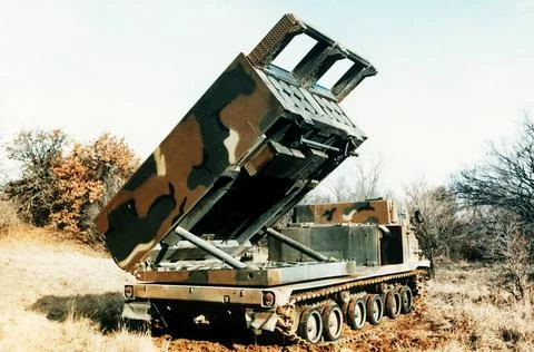 RECORD DATE NOT STATED A view of a Multiple Launch Rocket System (MLRS) Se... 库存照片