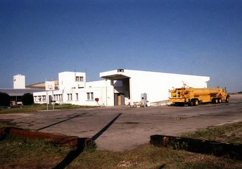 RECORD DATE NOT STATED A view of the back of the fire station, Building Nu... Foto stock
