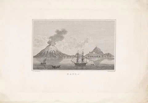 RECORD DATE NOT STATED  View of Bandaneira with the Fort Belgica, DaniÃ«l . Stock Photos