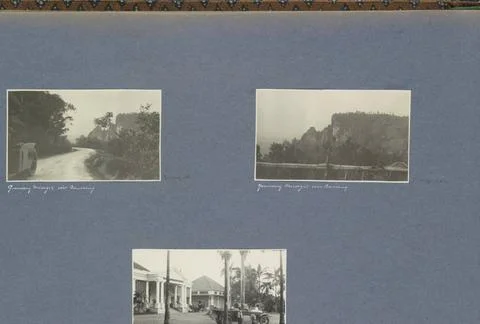 RECORD DATE NOT STATED  View of the Goenoeng Missigit at Bandung on Java, ... Foto stock