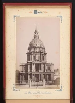 RECORD DATE NOT STATED  View of HÃ tel des Invalides in Paris, Anonymous, .. 写真素材