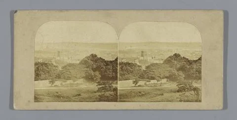 RECORD DATE NOT STATED  View of a city in a nutshell, presumably in Englan... Stock Photos
