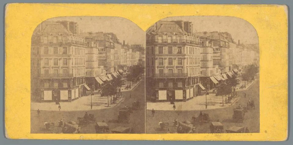 RECORD DATE NOT STATED  View of Boulevard de Strasbourg in Paris, Anonymou... 写真素材