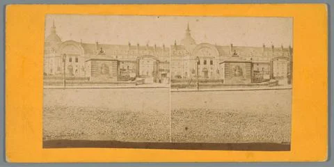 RECORD DATE NOT STATED  View of a gate of the HÃ tel des Invalides in Pari.. 스톡 사진
