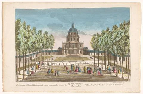 RECORD DATE NOT STATED  View of the HÃ tel des Invalides in Paris seen fro.. Stock Photos