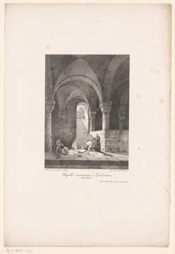 RECORD DATE NOT STATED  View of the catacombs of the Kapel van Gueberchwih... Foto stock