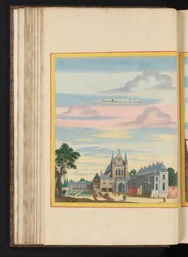 RECORD DATE NOT STATED  View of the Church of Notre-Dame-des-Champs in Par... Stock Photos