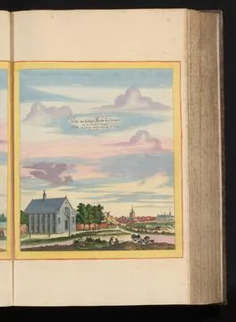 RECORD DATE NOT STATED  View of the Hospitaalkerk Saint-Louis outside Pari... Stock Photos