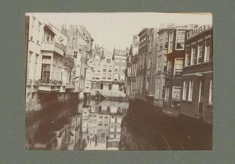 RECORD DATE NOT STATED  View of the Steigersgracht towards the allocation ... Stock Photos