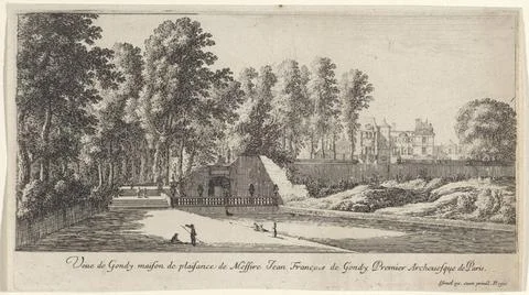 RECORD DATE NOT STATED  View of ChÃ¢teau de Saint -Cloud in Paris, Israel . Stock Photos
