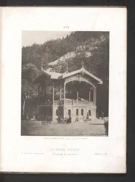 RECORD DATE NOT STATED  View of a music dome in the Parc de Sept Heures in... 写真素材