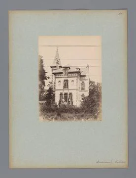 RECORD DATE NOT STATED  Villa in Paris, designed by J. Amanowich, LampuÃ e.. Stock Photos