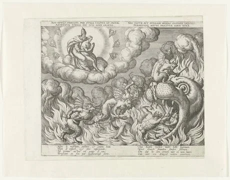 RECORD DATE NOT STATED  Vision of the rich man in hell, c. 1575 - c. 1599 ... Stockfoto's