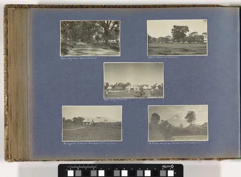 RECORD DATE NOT STATED  Volcano Sindoro seen on Java from a hotel room in ... Stock Photos