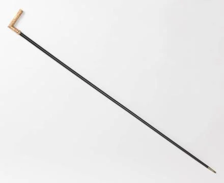 RECORD DATE NOT STATED Walking stick with gilded handle Stick; Made by Hen... Photos
