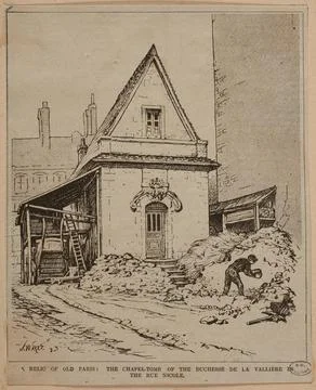 RECORD DATE NOT STATED  Waret, Samuel, Relic of Old Paris: The Chapel-Tomb... Stock Photos