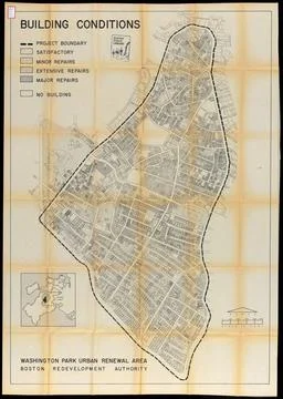 RECORD DATE NOT STATED Washington Park urban renewal area : building condi... Fotos de archivo