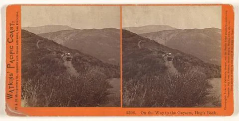 RECORD DATE NOT STATED On the Way to the Geysers, Hog s Back.. Carleton Wa... Stock Photos