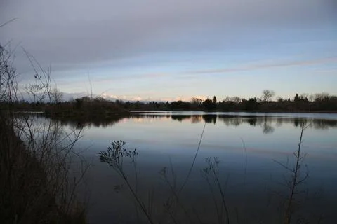 RECORD DATE NOT STATED  William Pond Park on the Lower American River. Sub... Fotos de archivo