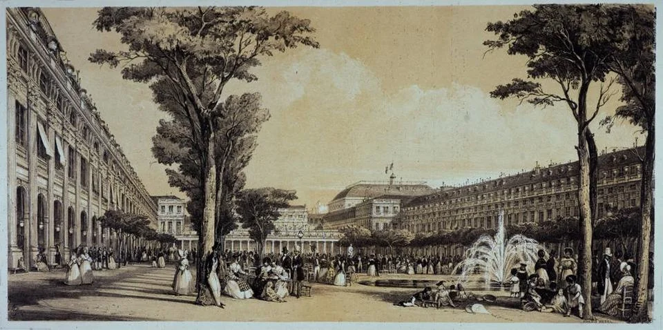 RECORD DATE NOT STATED  William Wyld. The Royal Palace . Paris, Carnavalet... 写真素材