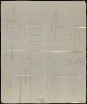 RECORD DATE NOT STATED Window finish, 1st story, front building, Leicester... Fotos de archivo