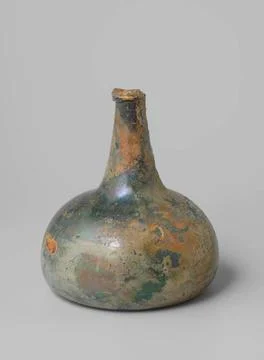 RECORD DATE NOT STATED  Wine bottle from the wreck of the East Indians t V... Stock Photos