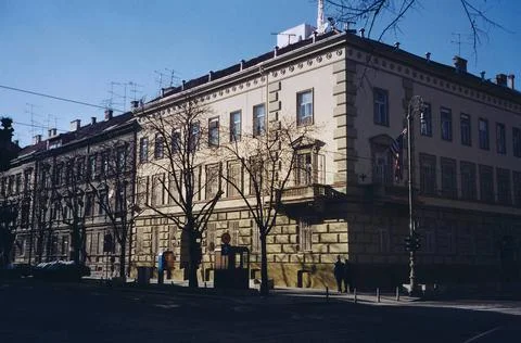 RECORD DATE NOT STATED Zagreb - Chancery Office Building - 1997, United St... Fotos de archivo