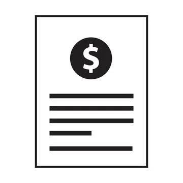 Record icon vector for business file data and documentation report in a glyph Stock Illustration