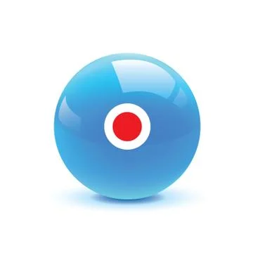 Record icon web Stock Illustration